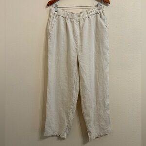 Quince Light Beige Cropped Pants